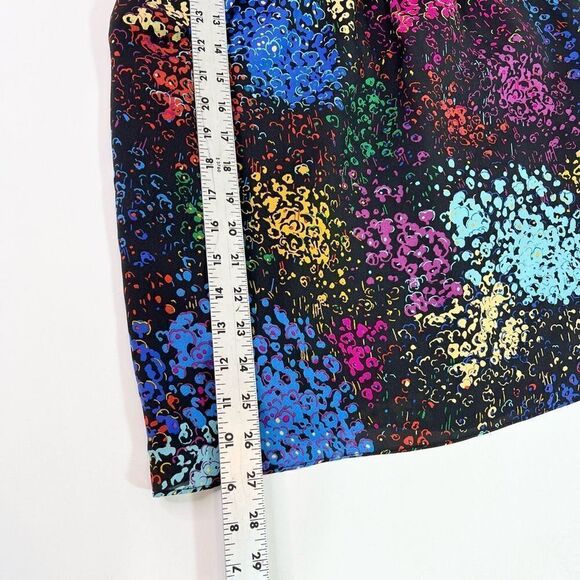 Shoshanna Strapless Mini Dress Womens 2 Multicolor Silk Fully Lined Gathered - Picture 5 of 11